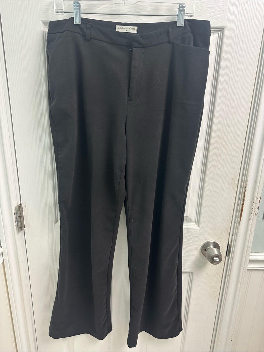Coldwater Creek Black Wide Leg Dress Pants